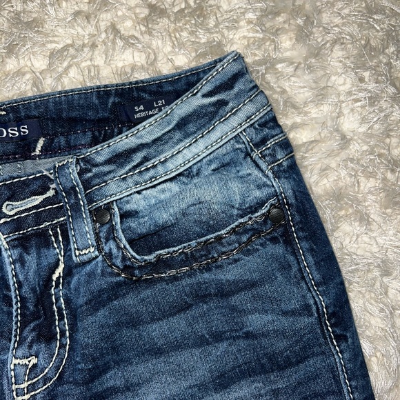 Women’s Vigoss Heritage Fit stitched denim capri size 4 length 21 - Picture 6 of 12